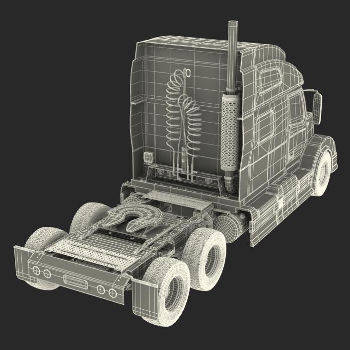 3D Semi Trailer Truck model