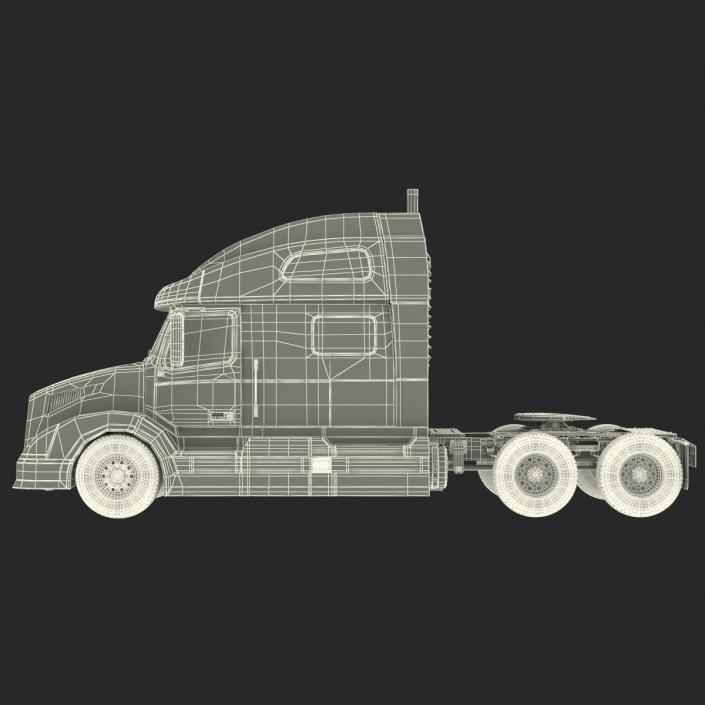 3D Semi Trailer Truck model