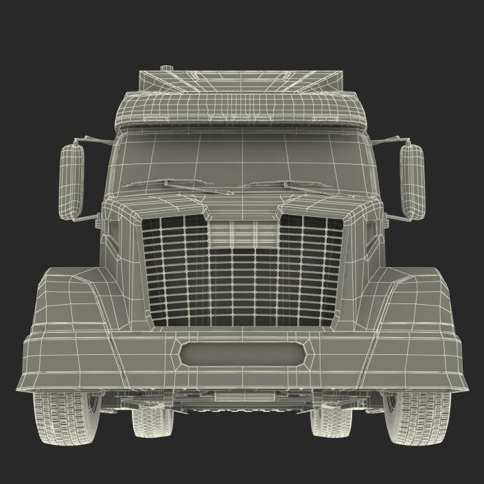 3D Semi Trailer Truck model