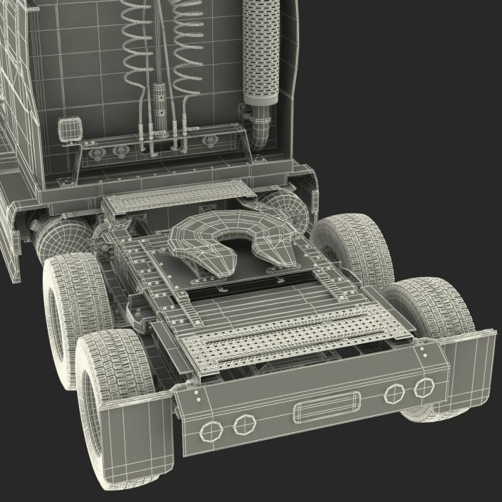 3D Semi Trailer Truck model