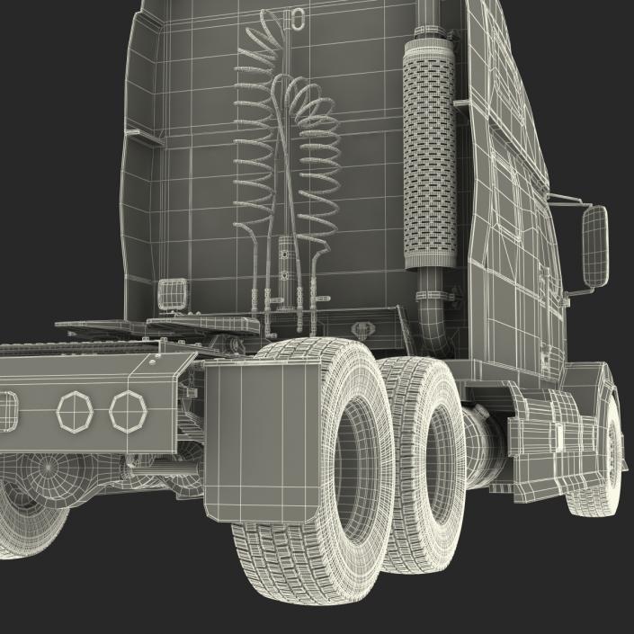 3D Semi Trailer Truck model