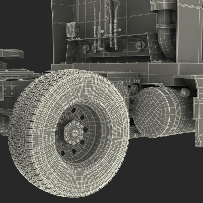 3D Semi Trailer Truck model