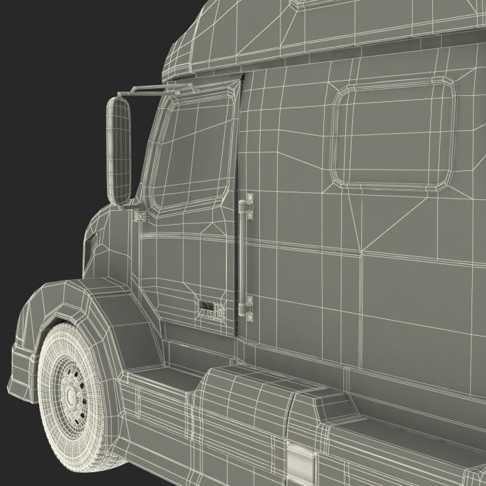 3D Semi Trailer Truck model