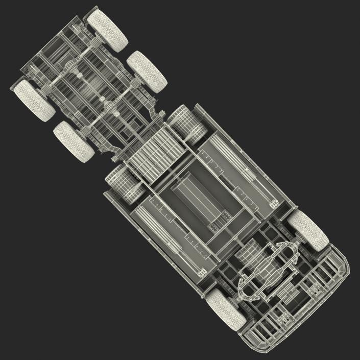 3D Semi Trailer Truck model