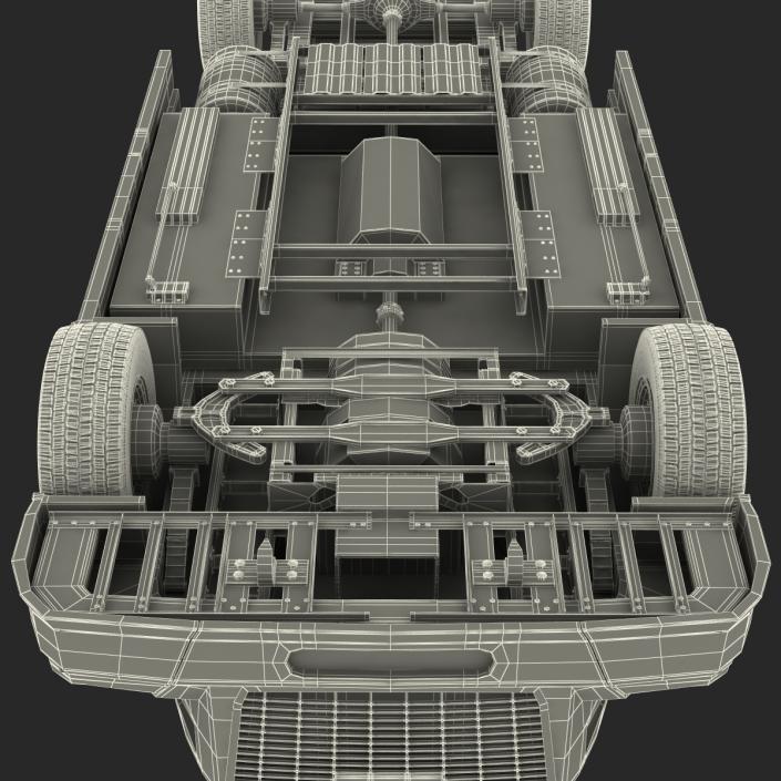 3D Semi Trailer Truck model