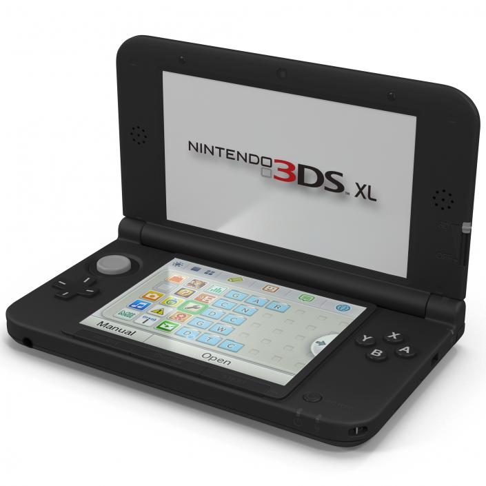 3D Nintendo 3DS XL Black