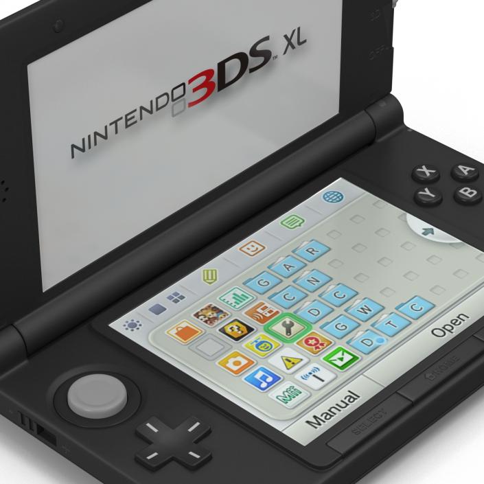 3D Nintendo 3DS XL Black