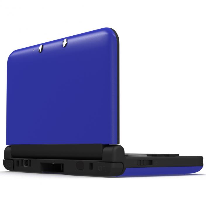 3D model Nintendo 3DS XL Blue