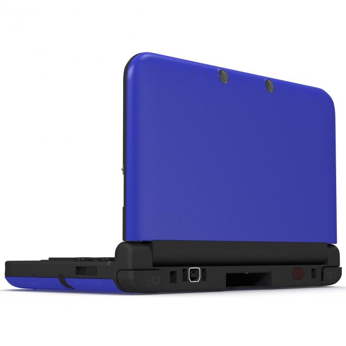 3D model Nintendo 3DS XL Blue