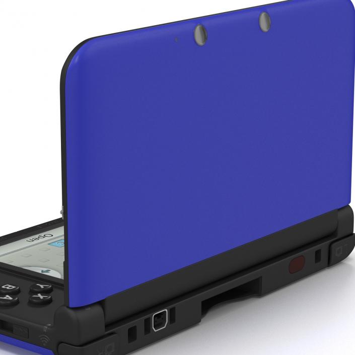 3D model Nintendo 3DS XL Blue