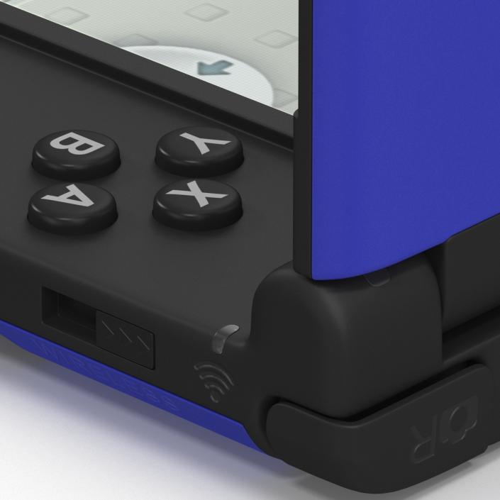 3D model Nintendo 3DS XL Blue