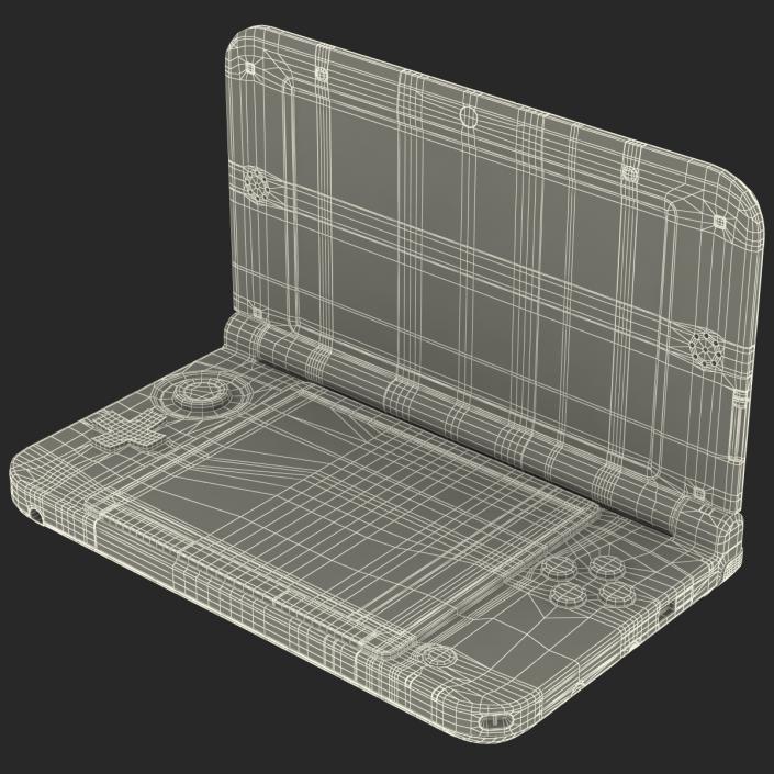 3D model Nintendo 3DS XL Blue