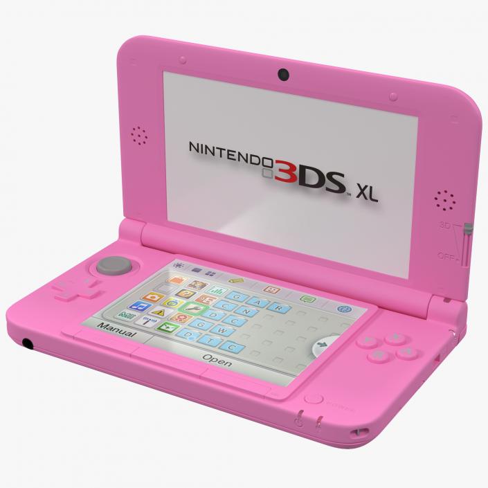 3D model Nintendo 3DS XL Pink