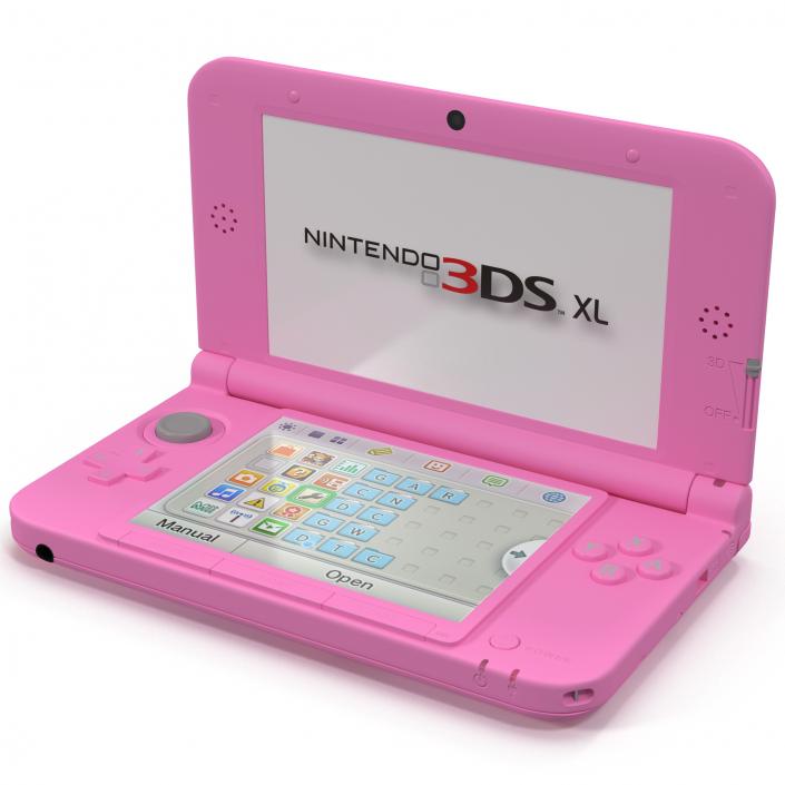 3D model Nintendo 3DS XL Pink