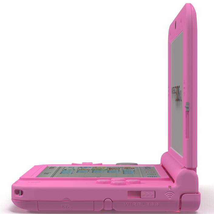 3D model Nintendo 3DS XL Pink