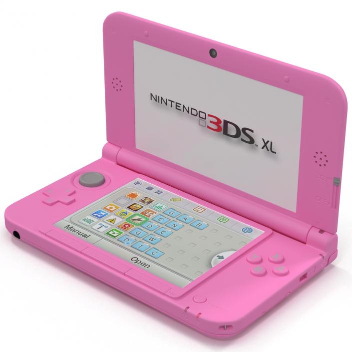 3D model Nintendo 3DS XL Pink