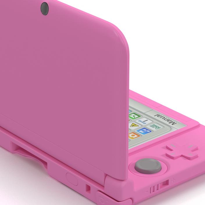 3D model Nintendo 3DS XL Pink