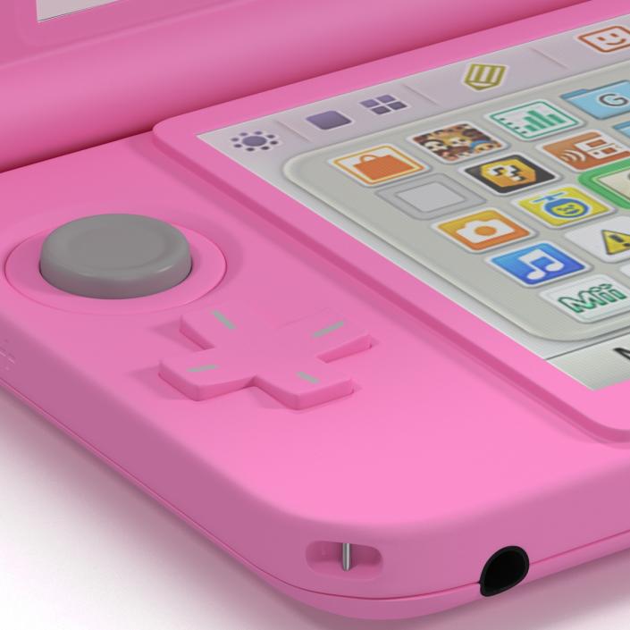 3D model Nintendo 3DS XL Pink