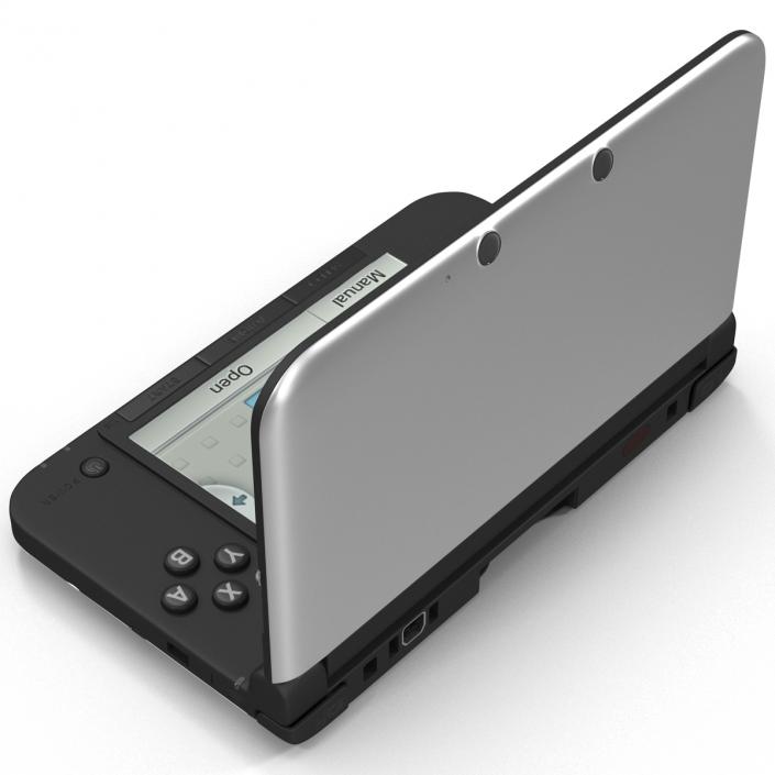 Nintendo 3DS XL Silver 3D