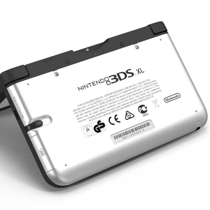 Nintendo 3DS XL Silver 3D