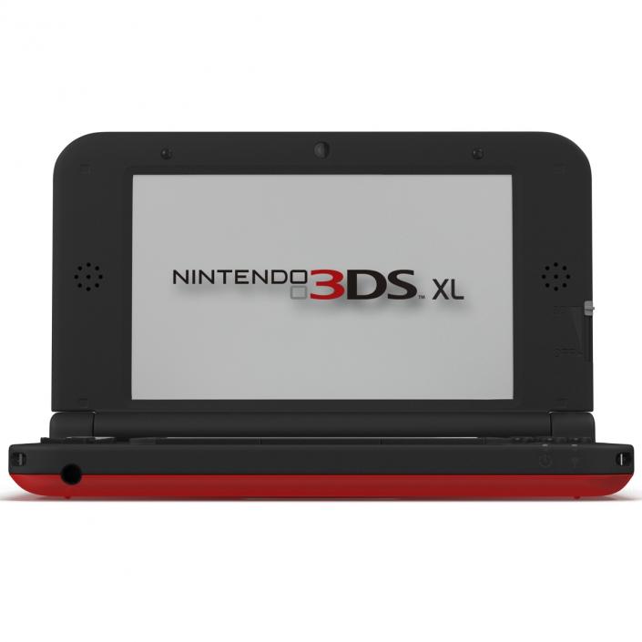 Nintendo 3DS XL Red 3D model