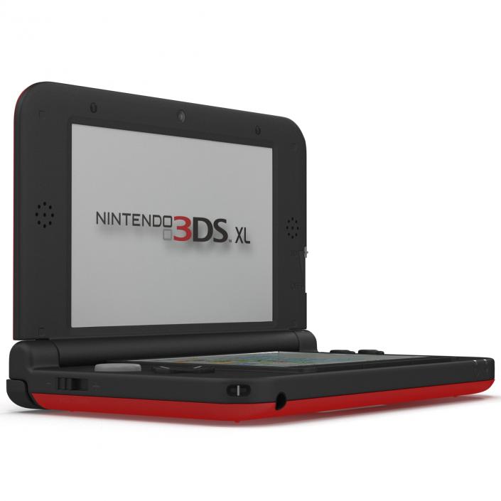 Nintendo 3DS XL Red 3D model