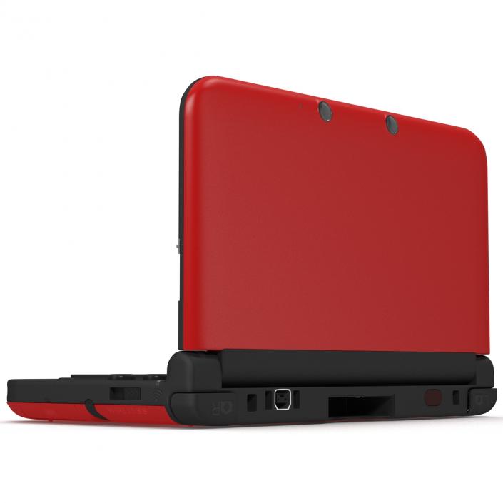 Nintendo 3DS XL Red 3D model