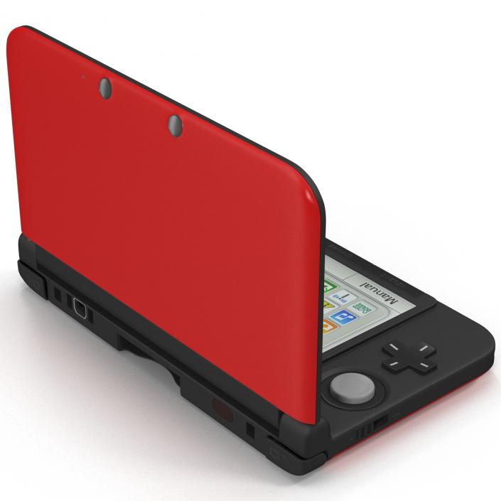 Nintendo 3DS XL Red 3D model