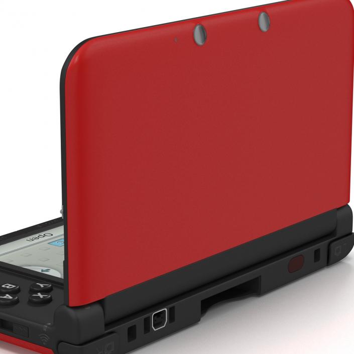 Nintendo 3DS XL Red 3D model