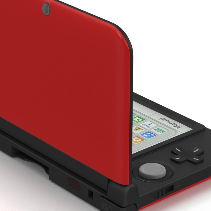 Nintendo 3DS XL Red 3D model