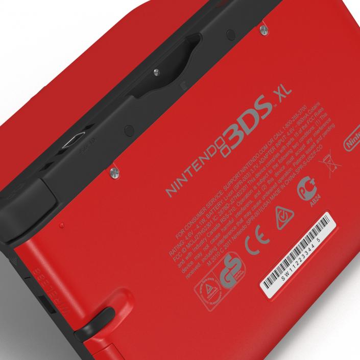 Nintendo 3DS XL Red 3D model