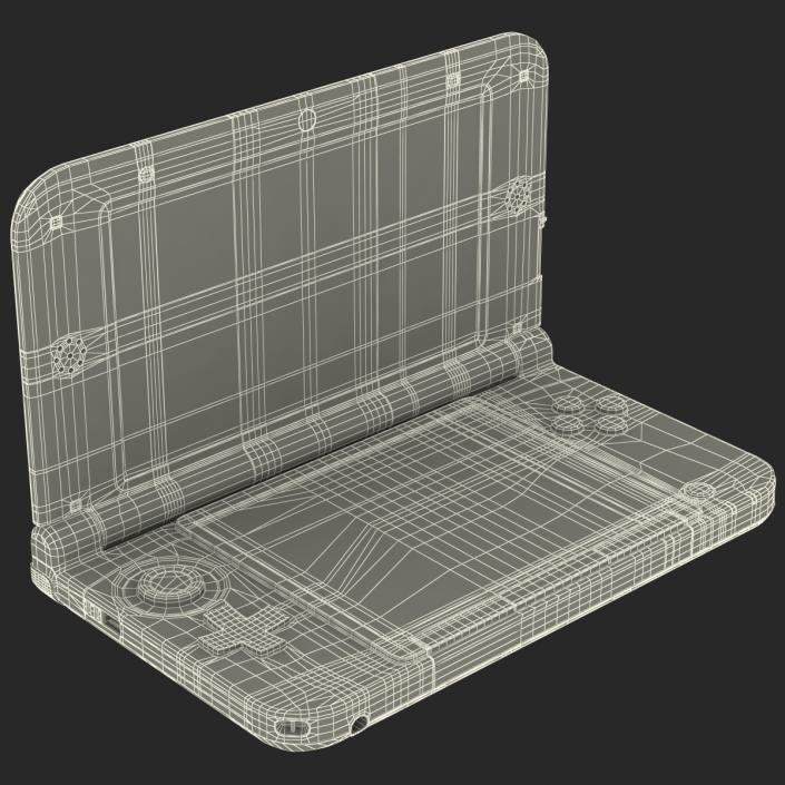 Nintendo 3DS XL Red 3D model