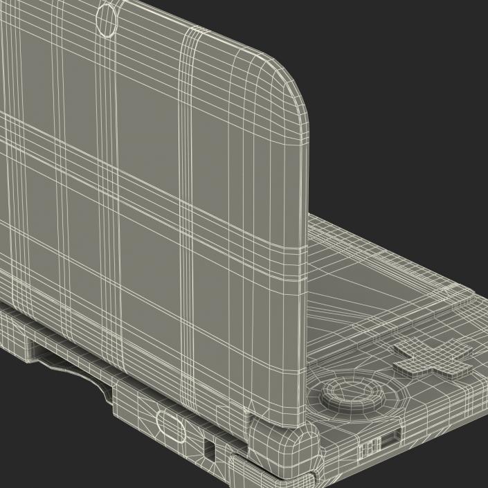 Nintendo 3DS XL Red 3D model