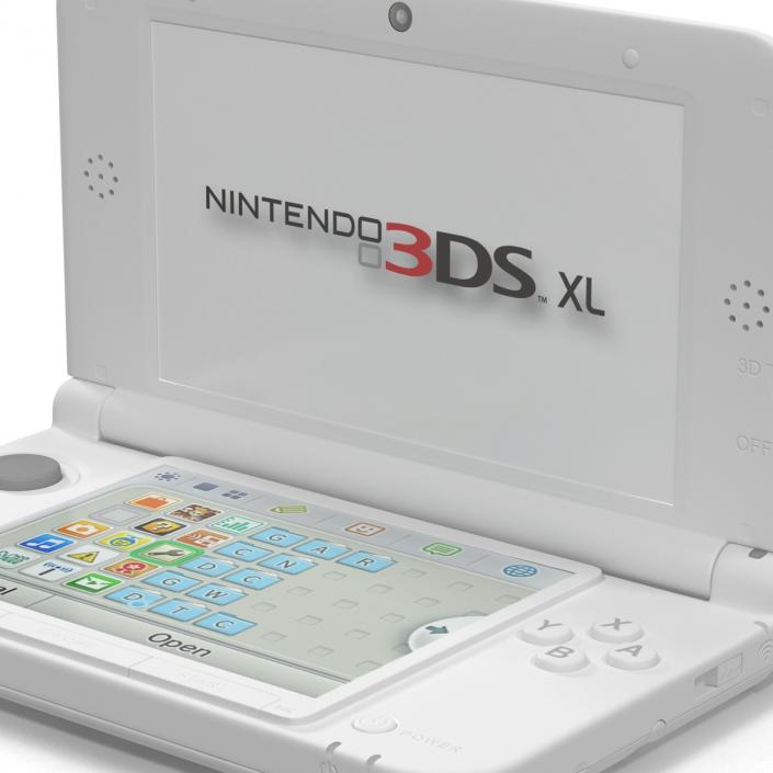 3D Nintendo 3DS XL White