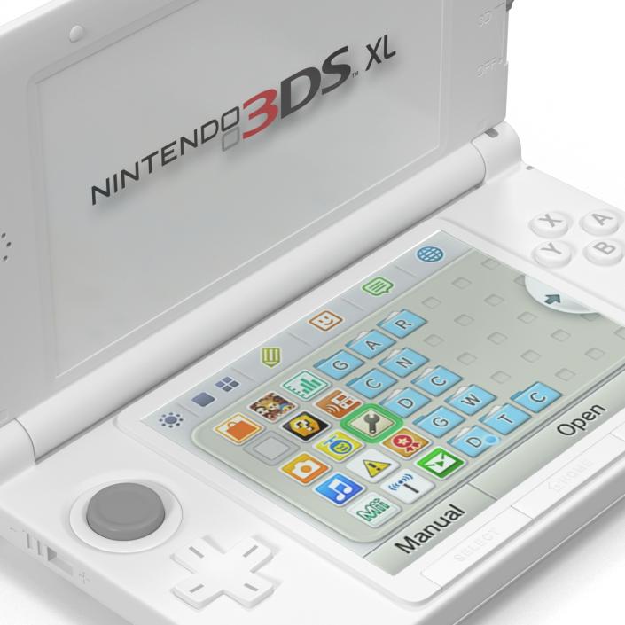 3D Nintendo 3DS XL White