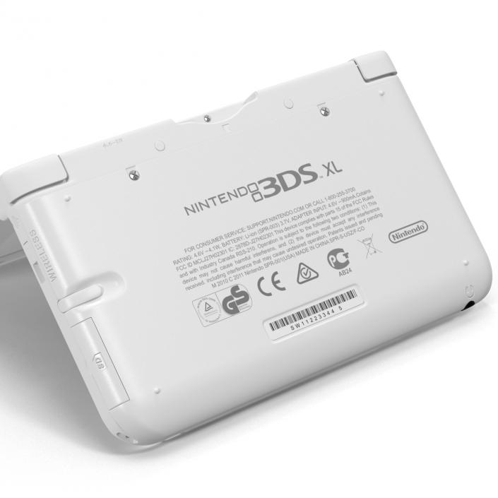 3D Nintendo 3DS XL White