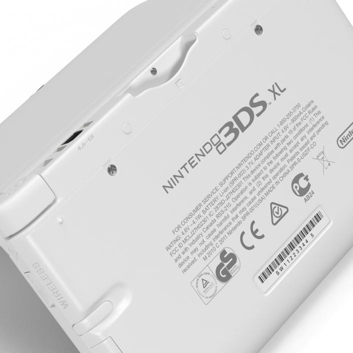 3D Nintendo 3DS XL White