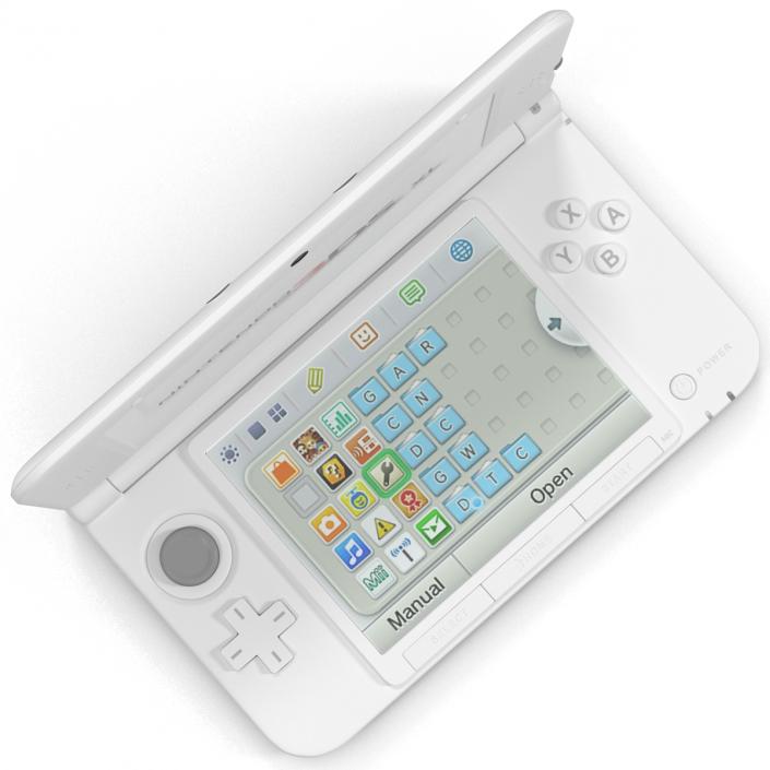 3D Nintendo 3DS XL White