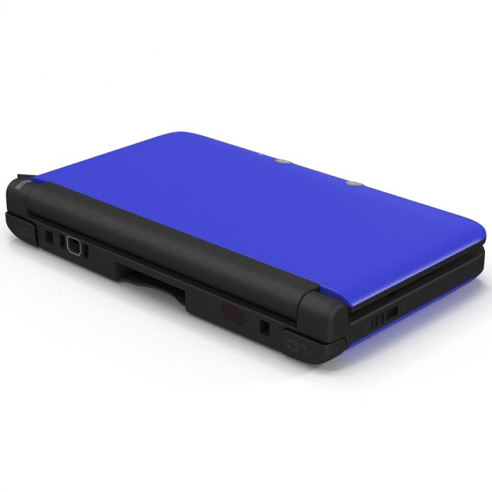 3D model Nintendo 3DS XL Blue