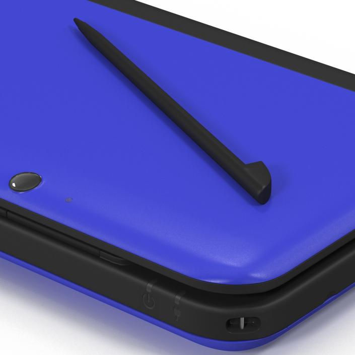 3D model Nintendo 3DS XL Blue