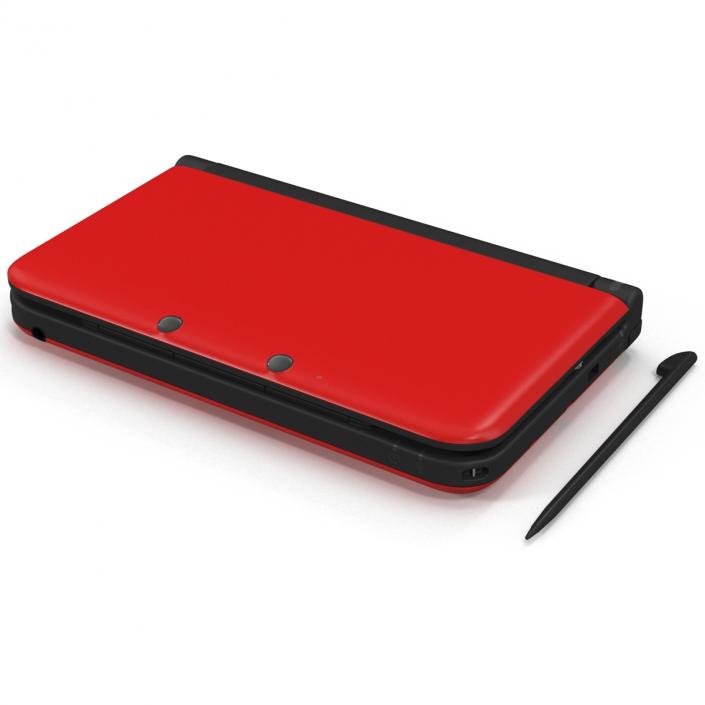 Nintendo 3DS XL Red 3D model