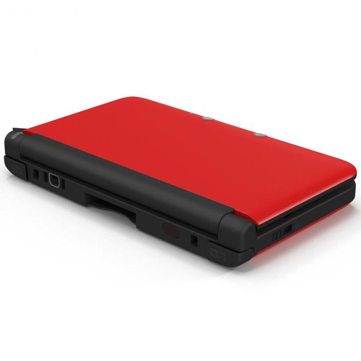 Nintendo 3DS XL Red 3D model