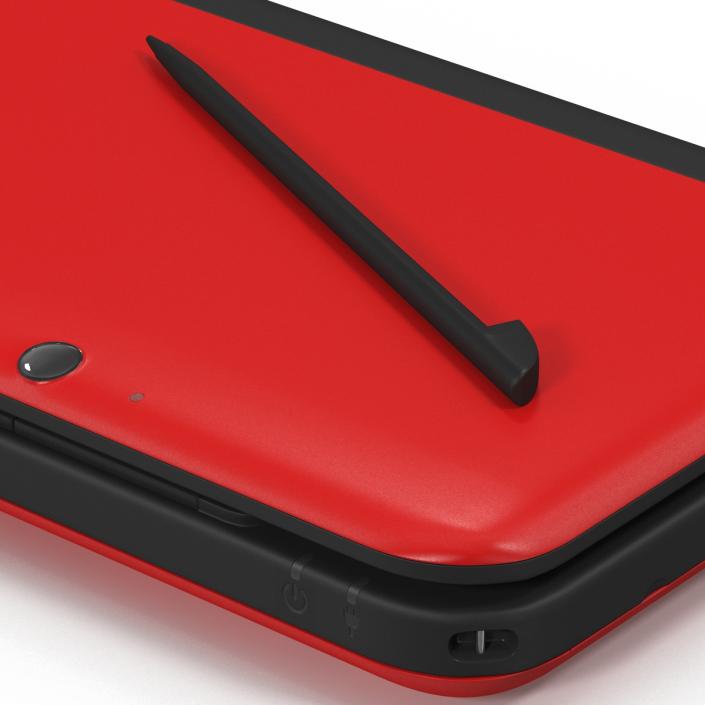 Nintendo 3DS XL Red 3D model