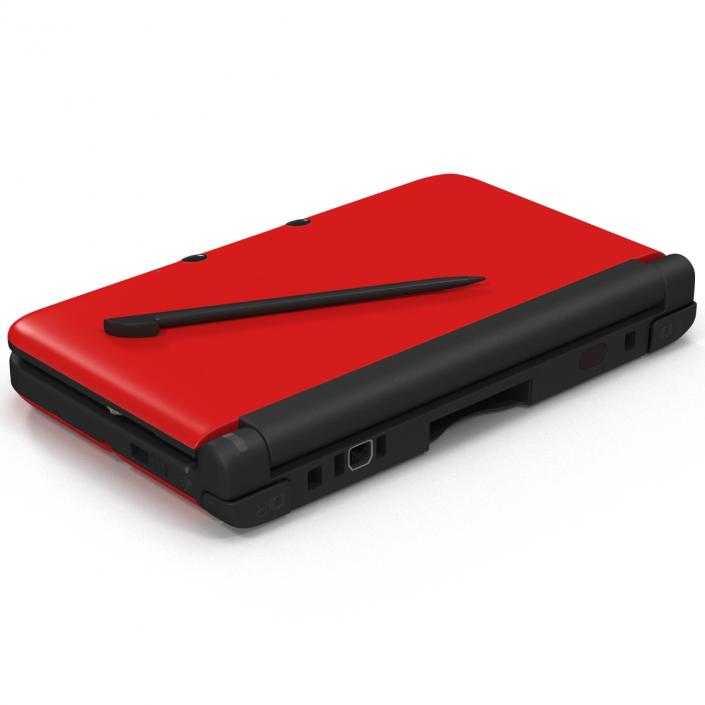 Nintendo 3DS XL Red 3D model