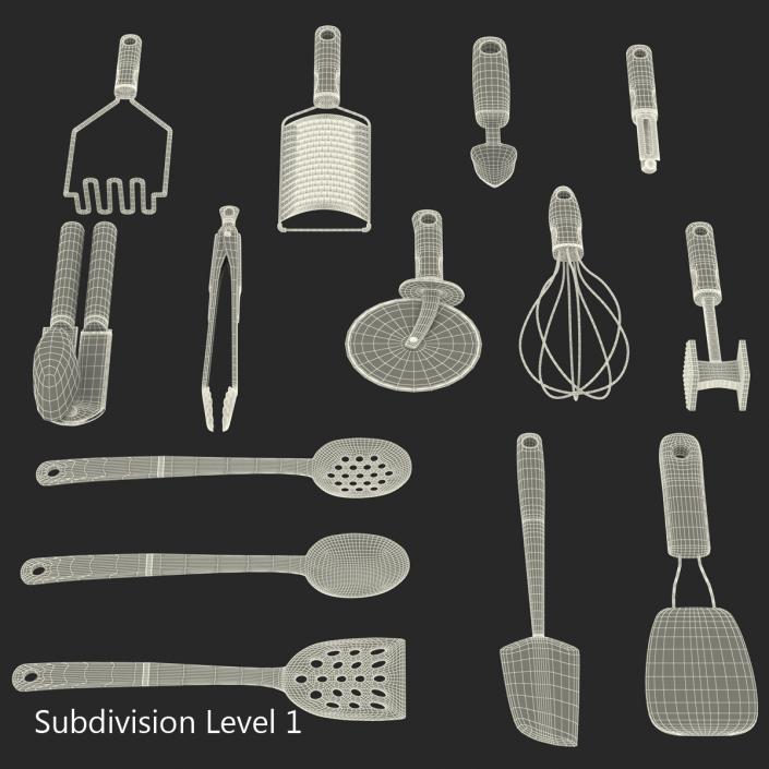 Kitchen Tools 3D Models Set 2 3D model