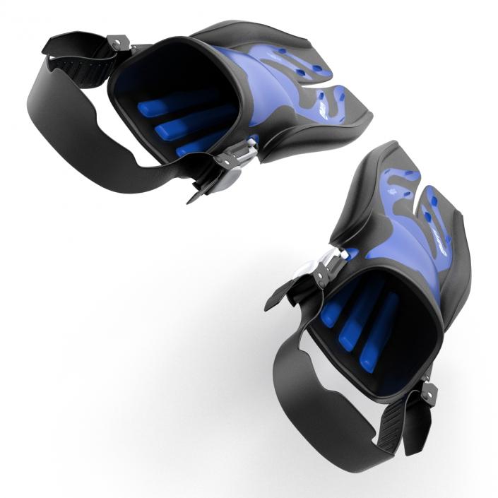 3D Swim Fins 3 Blue