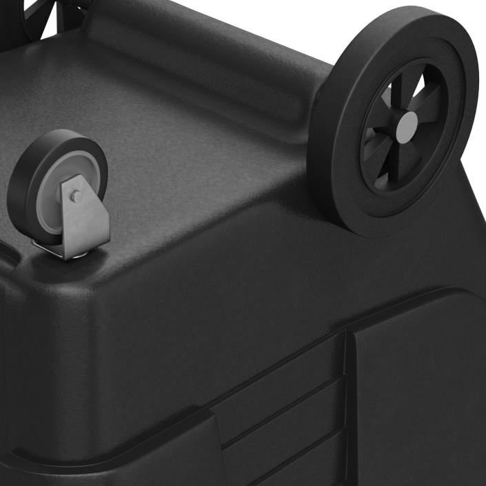 3D model Large Rolling Garbage Can