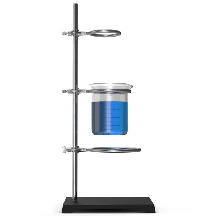 Ring Stand and Beaker 250ml 3D