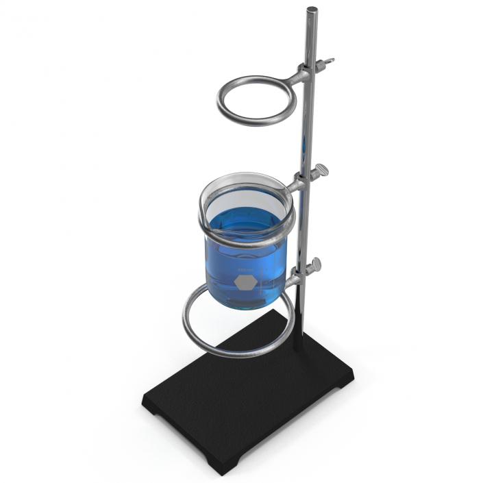 Ring Stand and Beaker 250ml 3D