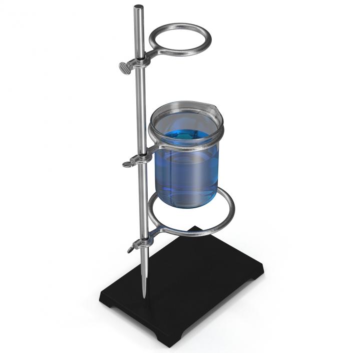 Ring Stand and Beaker 250ml 3D